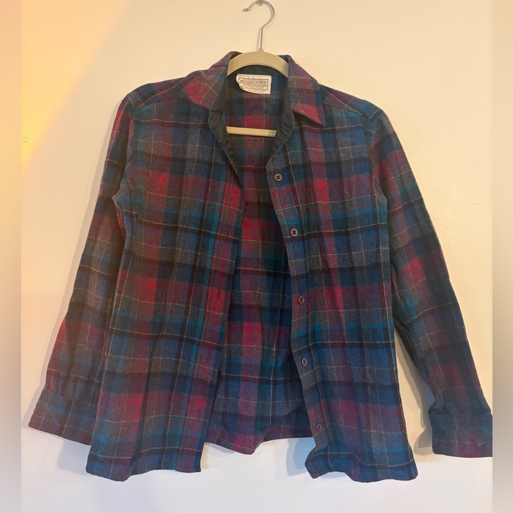 Pendleton wool plaid flannel size small